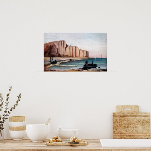 Henri Rousseau - Cliffs Poster (Keuken)