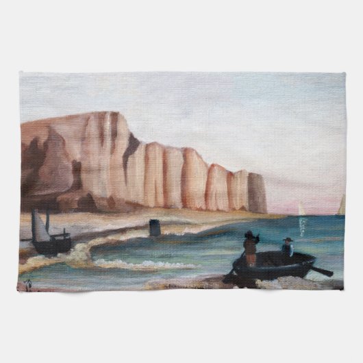 Henri Rousseau - Cliffs Theedoek (Horizontaal)