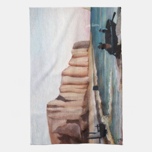 Henri Rousseau - Cliffs Theedoek (Verticaal)