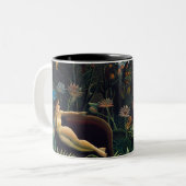 Henri Rousseau De Dream Two-Tone Coffee Mok (Voorkant links)