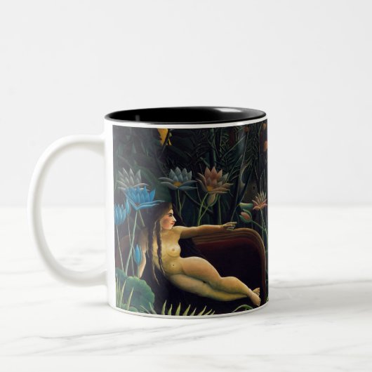 Henri Rousseau De Dream Two-Tone Coffee Mok (Links)