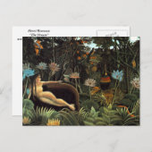 Henri Rousseau - De droom Briefkaart (Voorkant / Achterkant)