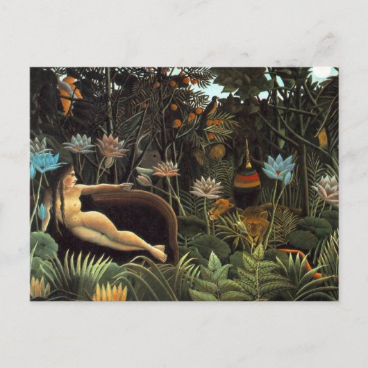 Henri Rousseau - De droom Briefkaart (Voorkant)