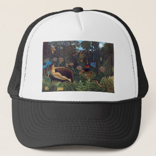 Henri Rousseau De Droom - Jungle vrouw met dieren Trucker Pet