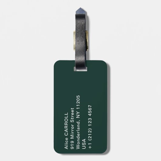 Henri Rousseau - De droom/Le Reve Bagagelabel (Achterkant verticaal)