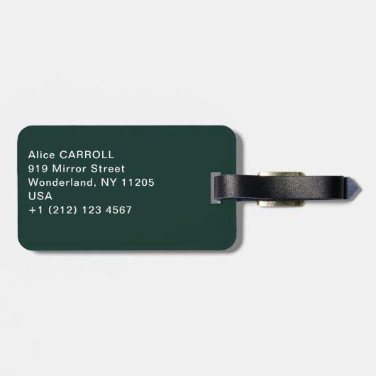 Henri Rousseau - De droom/Le Reve Bagagelabel (Achterkant horizontaal)