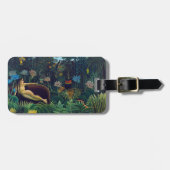 Henri Rousseau - De droom/Le Reve Bagagelabel (Voorkant horizontaal)