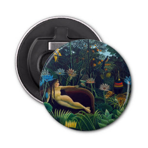Henri Rousseau - De droom/Le Reve Button Flesopener
