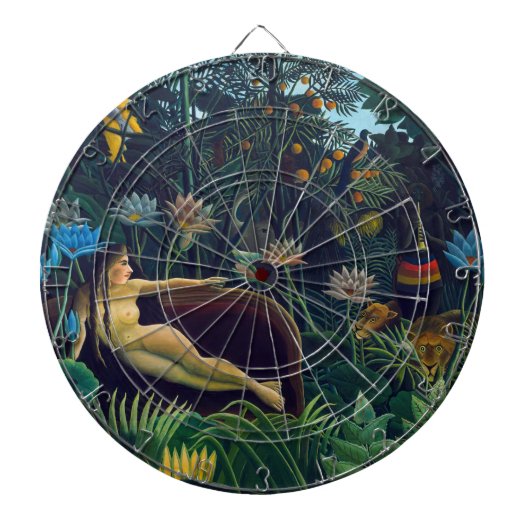 Henri Rousseau - De droom/Le Reve Dartbord (Voorkant)