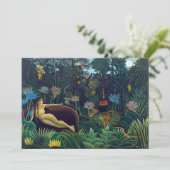 Henri Rousseau - De droom/Le Reve Kaart (Staand voorkant)