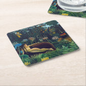 Henri Rousseau - De droom/Le Reve Kartonnen Onderzetters (Schuin)
