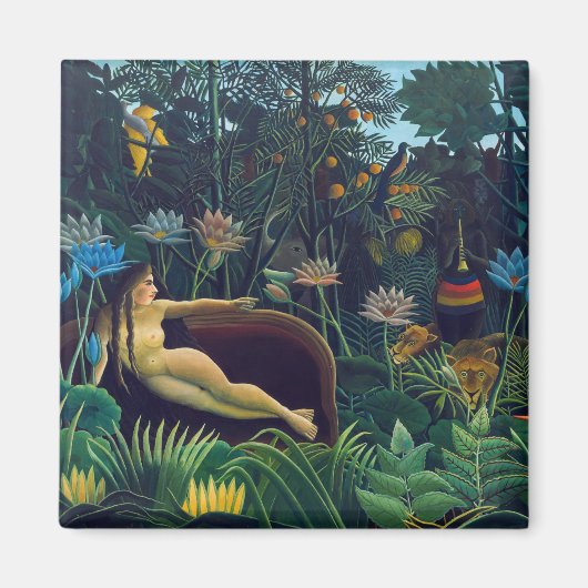 Henri Rousseau - De Droom / Le Reve Magneet (Voorkant)