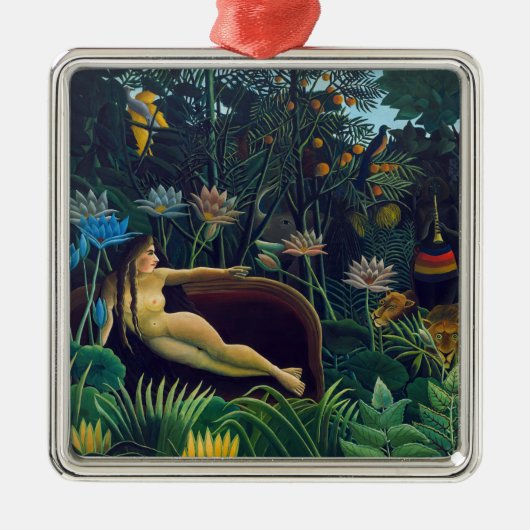 Henri Rousseau - De Droom / Le Reve Metalen Ornament (Voorkant)