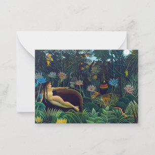 Henri Rousseau - De Droom / Le Reve Notitiekaartje