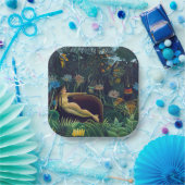 Henri Rousseau - De droom/Le Reve Papieren Bordje (Feest)