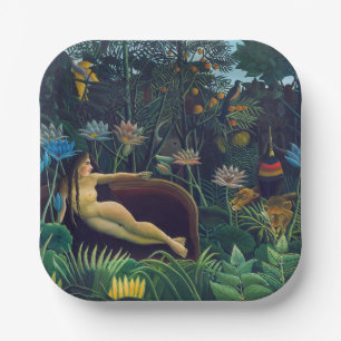 Henri Rousseau - De droom/Le Reve Papieren Bordje