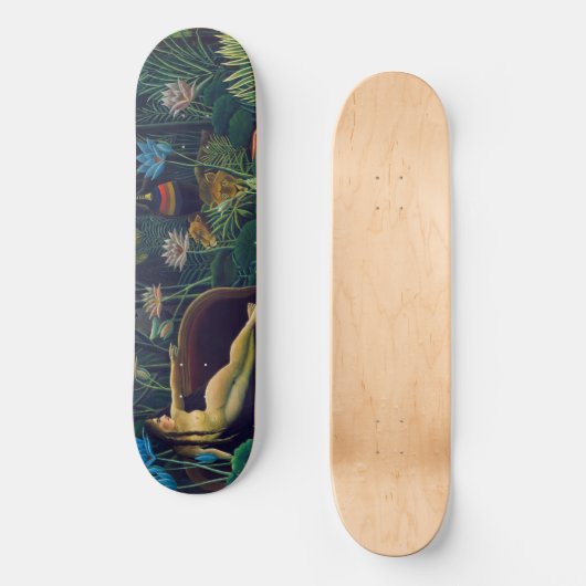 Henri Rousseau - De droom/Le Reve Persoonlijk Skateboard (Voorkant)