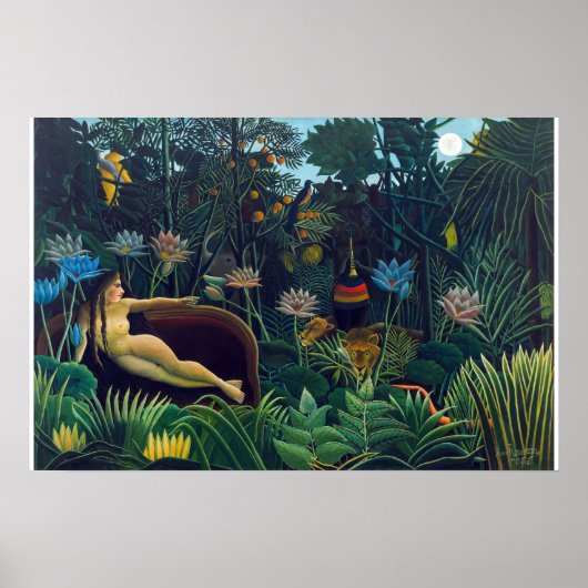 Henri Rousseau - De Droom / Le Reve Poster (Voorkant)