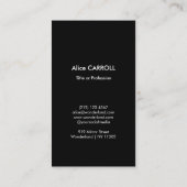 Henri Rousseau - De Droom / Le Reve - QR Code Visitekaartje (Achterkant)