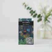 Henri Rousseau - De Droom / Le Reve - QR Code Visitekaartje (Staand voorkant)