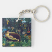 Henri Rousseau - De droom/Le Reve Sleutelhanger (Achterkant)
