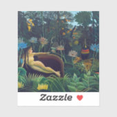 Henri Rousseau - De droom/Le Reve Sticker (Vel)