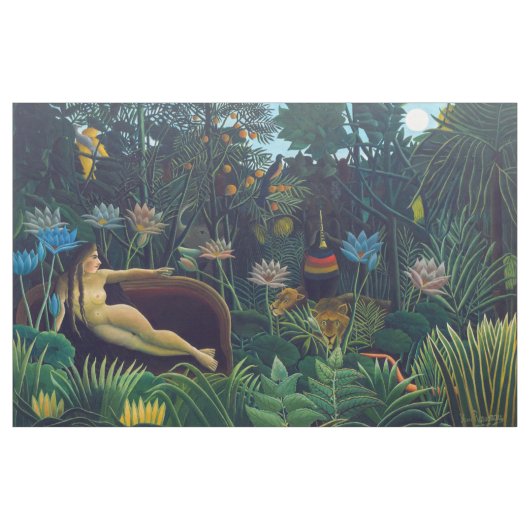 Henri Rousseau - De droom/Le Reve Stof (Yard (91,4 cm))