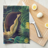 Henri Rousseau - De droom/Le Reve Theedoek (Quarter Fold)