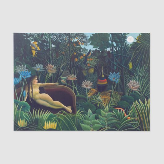 Henri Rousseau - De droom/Le Reve Tissuepapier (Voorkant)