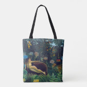 Henri Rousseau - De droom/Le Reve Tote Bag (Achterkant)