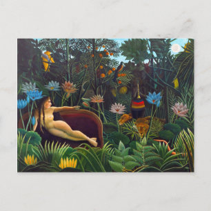 Henri Rousseau De droom van 1910 (Le Rêve) Naïvist Briefkaart