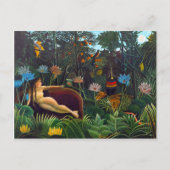 Henri Rousseau De droom van 1910 (Le Rêve) Naïvist Briefkaart (Voorkant)