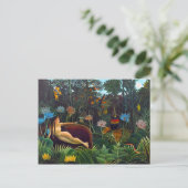 Henri Rousseau De droom van 1910 (Le Rêve) Naïvist Briefkaart (Staand voorkant)