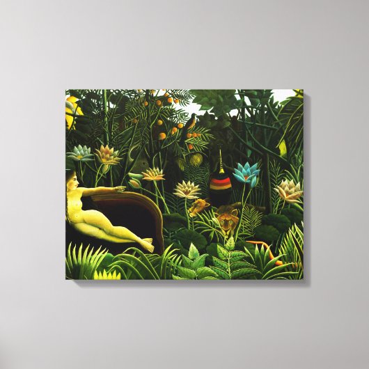 Henri Rousseau de droomlijsting print (Voorkant)
