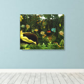 Henri Rousseau de droomlijsting print (Insitu (Houten vloer))