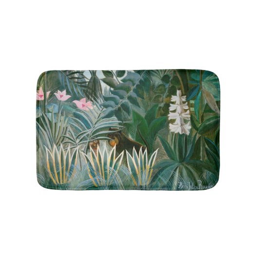 Henri Rousseau - De Equatoriale Jungle Badmat (Voorkant)