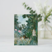 Henri Rousseau - De Equatoriale Jungle Briefkaart (Staand voorkant)