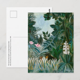 Henri Rousseau - De Equatoriale Jungle Briefkaart