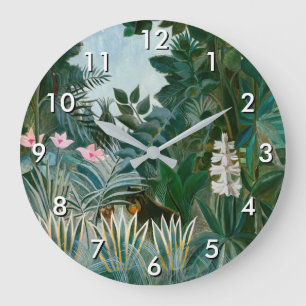 Henri Rousseau - De Equatoriale Jungle Grote Klok