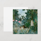 Henri Rousseau - De Equatoriale Jungle Kaart (Voorkant / Achterkant)