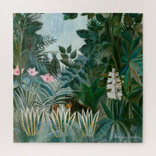 Henri Rousseau - De Equatoriale Jungle Legpuzzel