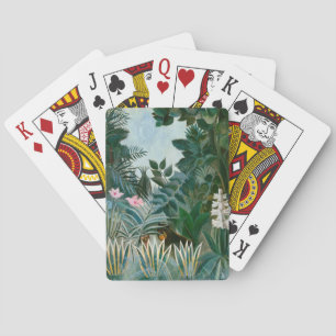 Henri Rousseau - De Equatoriale Jungle Pokerkaarten