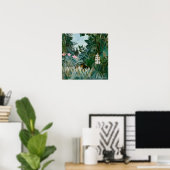 Henri Rousseau - De Equatoriale Jungle Poster (Thuiskantoor)