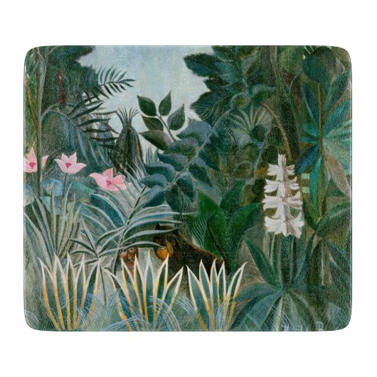 Henri Rousseau - De Equatoriale Jungle Snijplank (Voorkant)