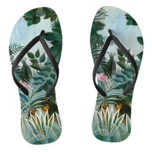 Henri Rousseau - De Equatoriale Jungle Teenslippers