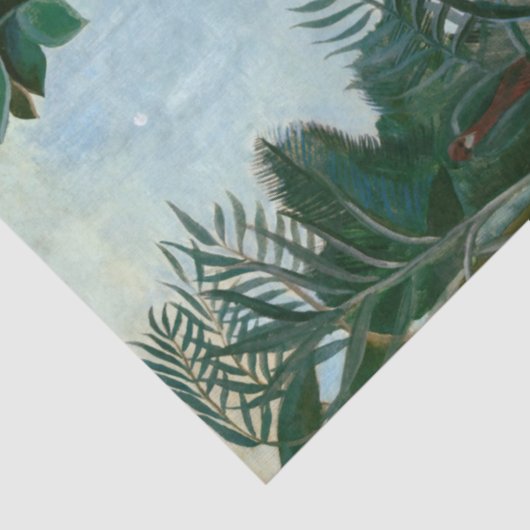 Henri Rousseau - De Equatoriale Jungle Tissuepapier (Detail)