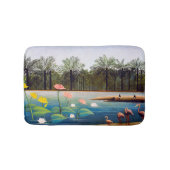 Henri Rousseau - De Flamingoes Badmat (Voorkant)