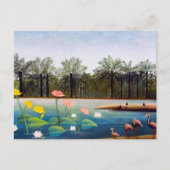Henri Rousseau - De Flamingoes Briefkaart (Voorkant)