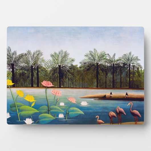 Henri Rousseau - De Flamingoes Fotoplaat (voorkant)