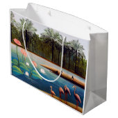 Henri Rousseau - De Flamingoes Groot Cadeauzakje (Achterkant Gekanteld)